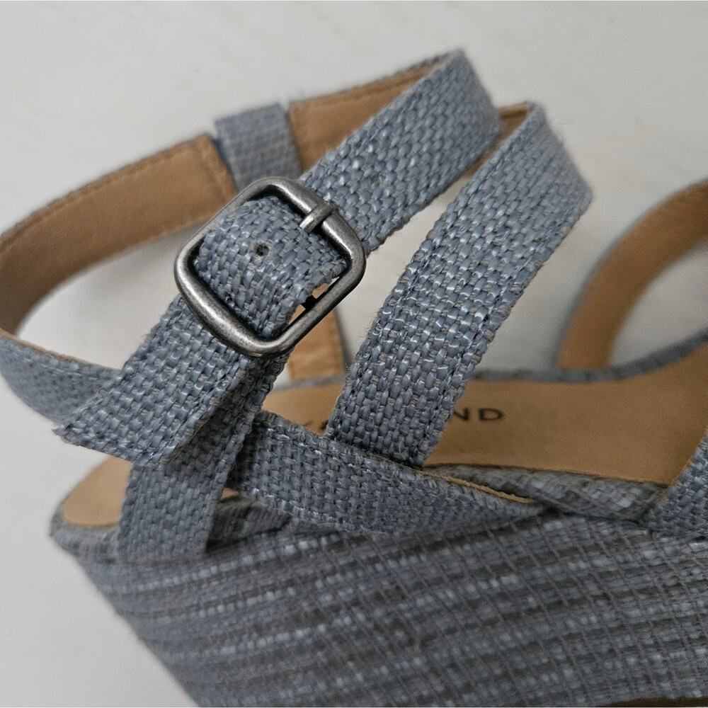 Lucky Brand Gray Wedge Sandals - Picture 9 of 11